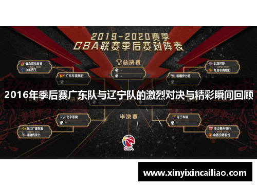 2016年季后赛广东队与辽宁队的激烈对决与精彩瞬间回顾